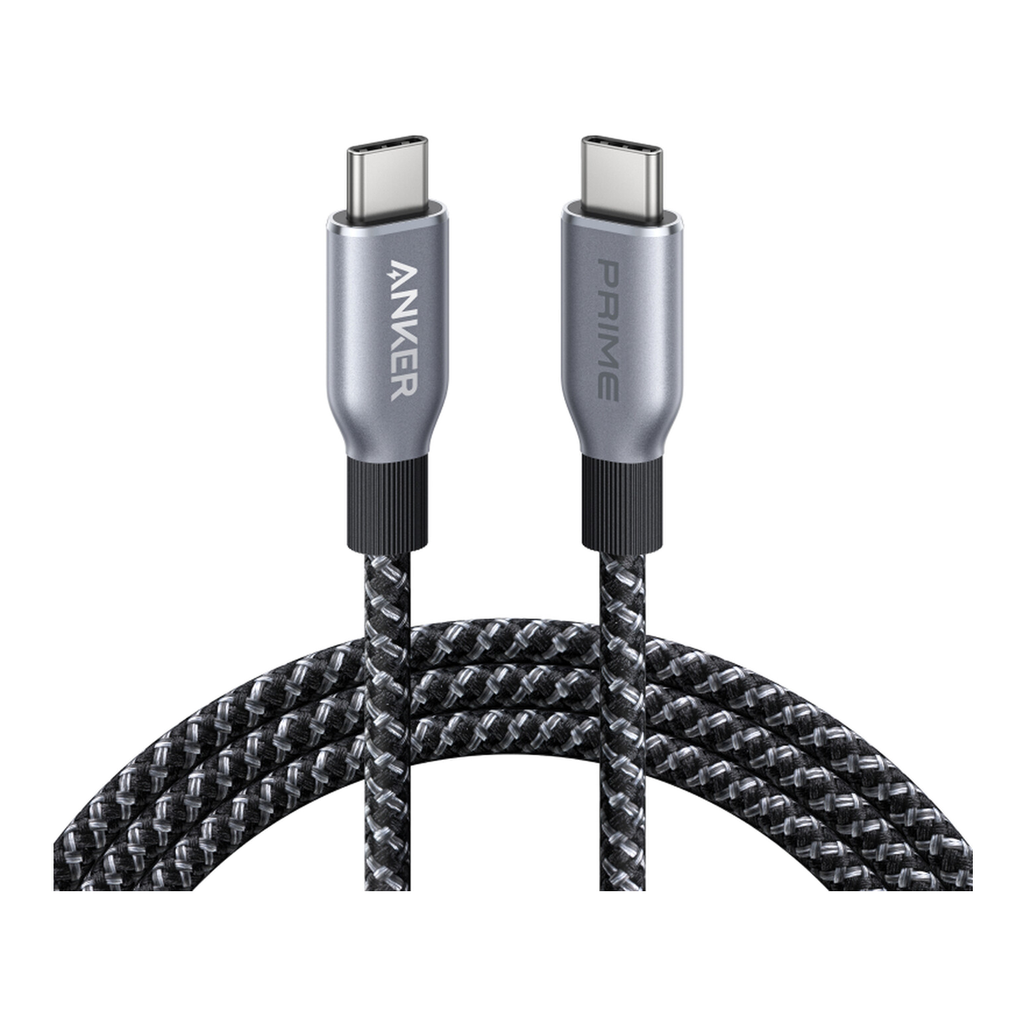 Anker Prime Câble USB-C vers USB-C tressé recyclé, 240 W, 180 cm