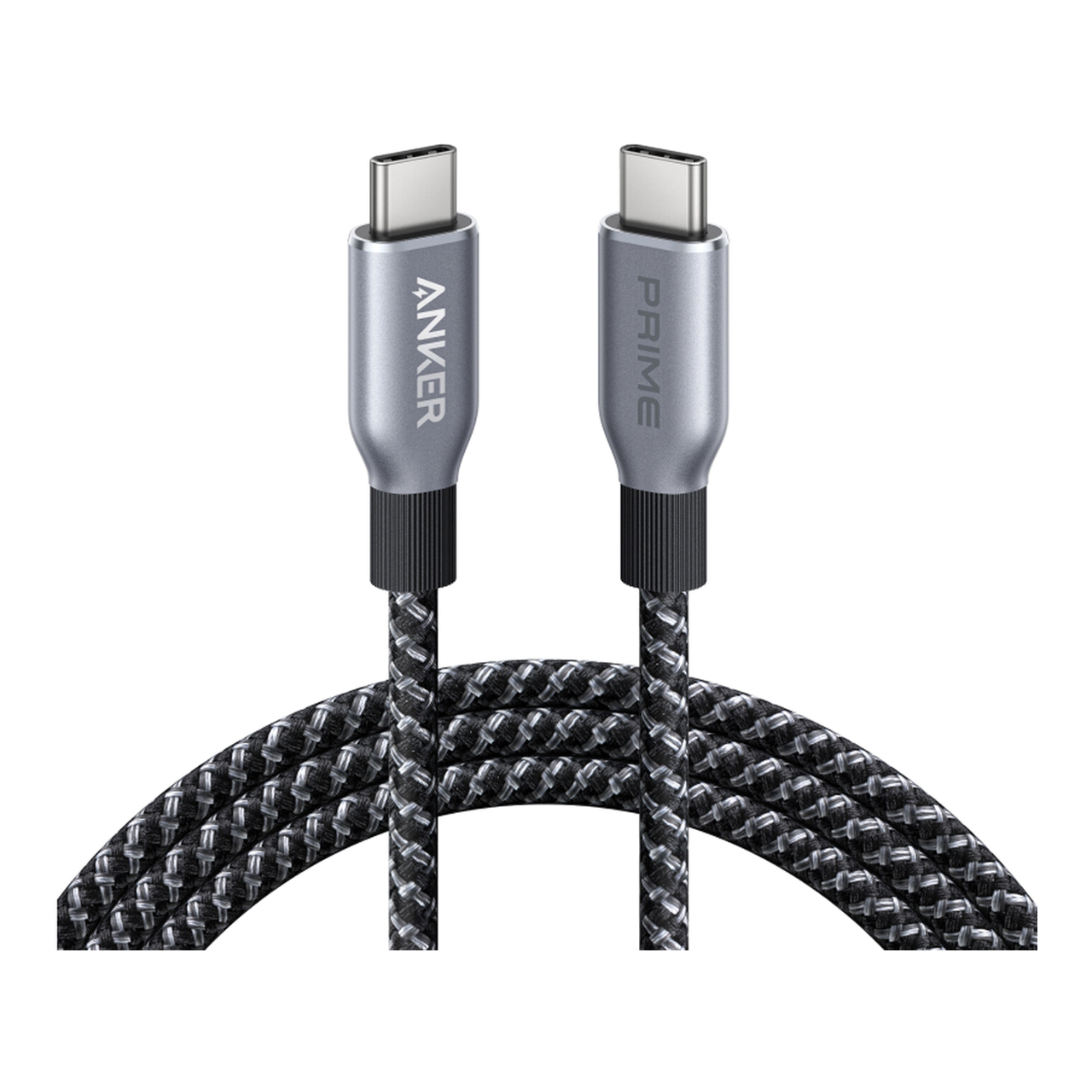 Anker Prime Câble USB-C vers USB-C tressé recyclé, 240 W, 180 cm