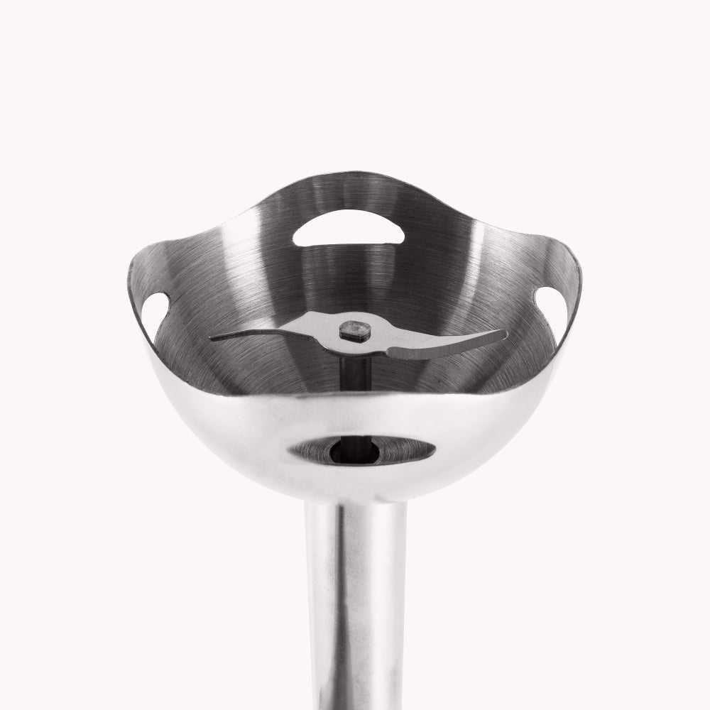 KitchenCook Mixeur plongeant Hand X noir avec pied en acier inoxydable