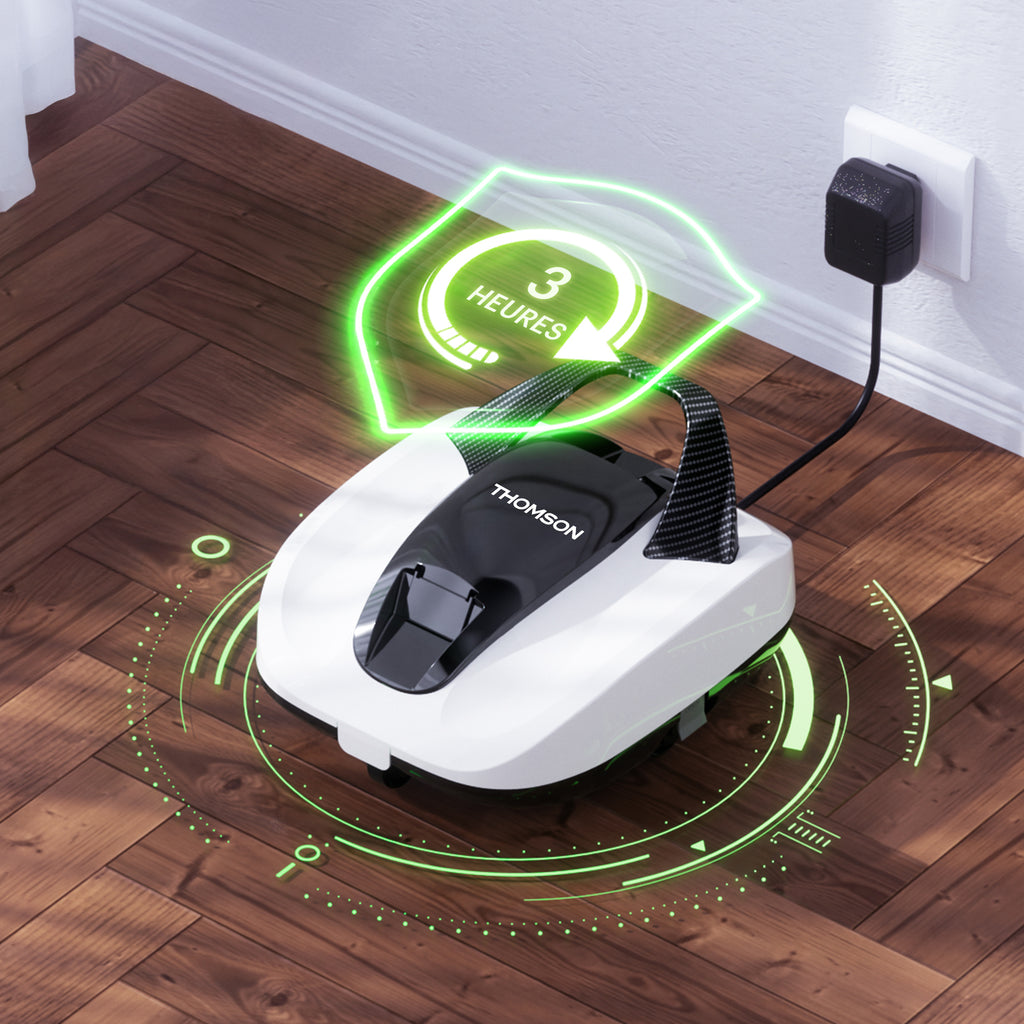 THOMSON SUBMARINE X Robot Nettoyeur de Piscine - 85 m²
