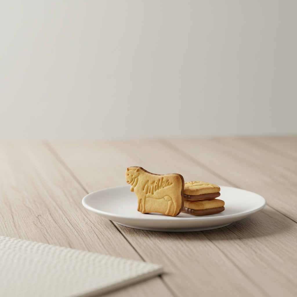 MILKA Biscuits nappés au chocolat au lait Choco Moo - 200 g