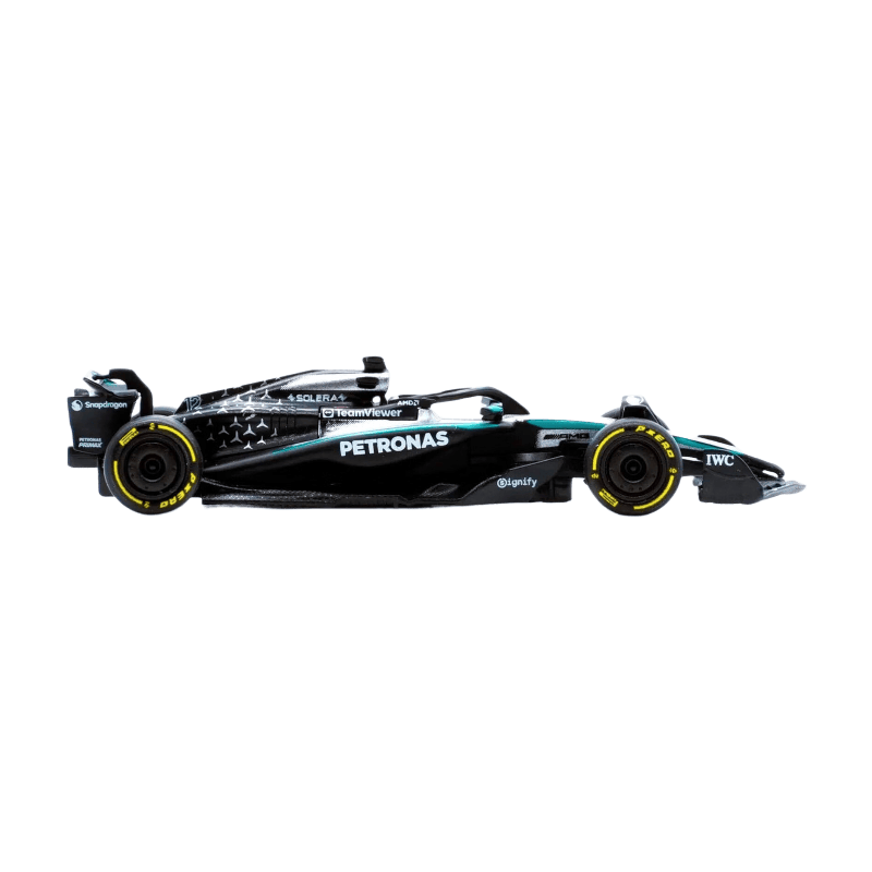 Bburago 1/64 Course - F1 2025 Mercedes-AMG Petronas F1 W16 Équipe GP d'Australie #63 George Russell