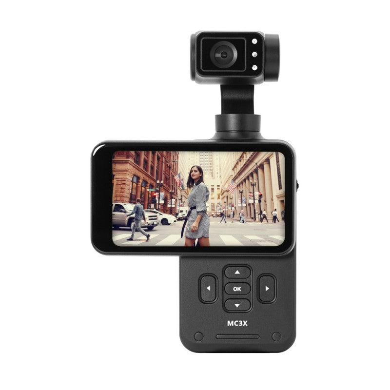 AGFAPHOTO Stabilisateur de caméra photo avec vidéo 5K, 3 axes et grand angle 120 °
