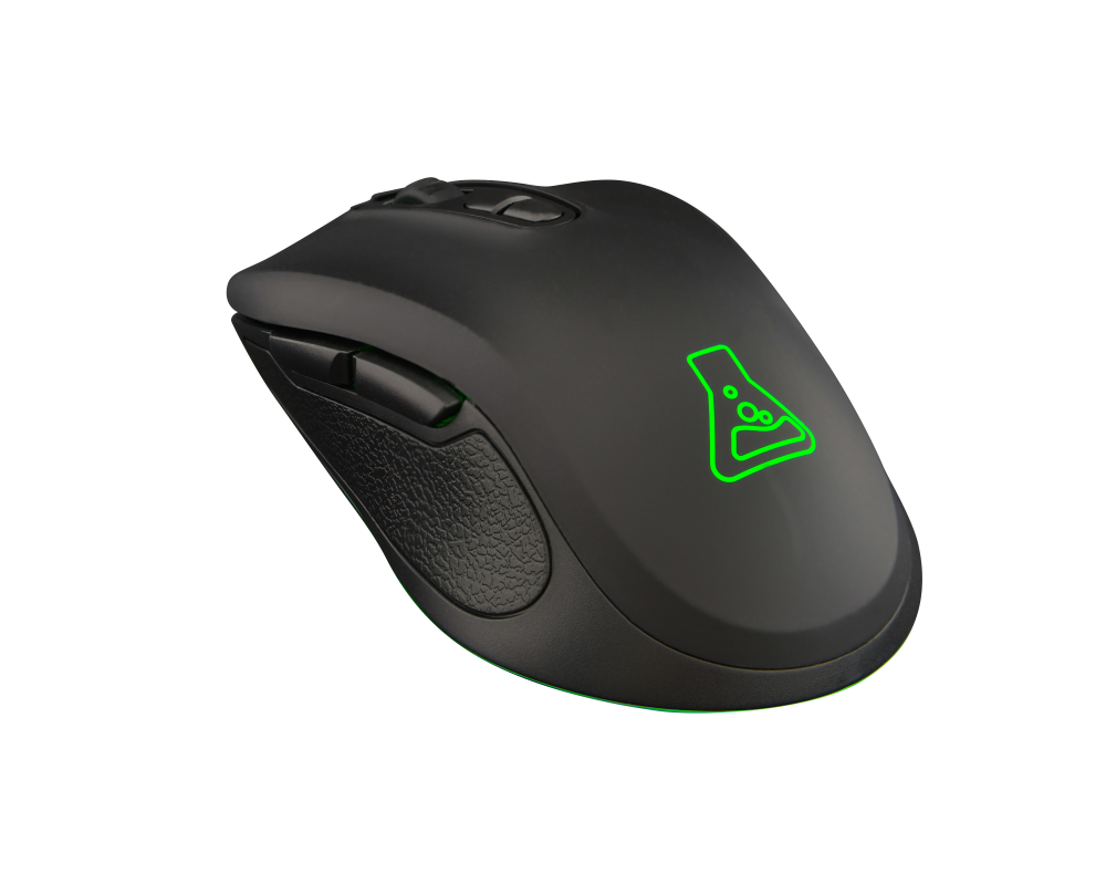 THE G-LAB Kult Krypton Souris Gaming sans Fil 2.4GHz & Bluetooth - 6400 DPI, 6 Boutons - Noir