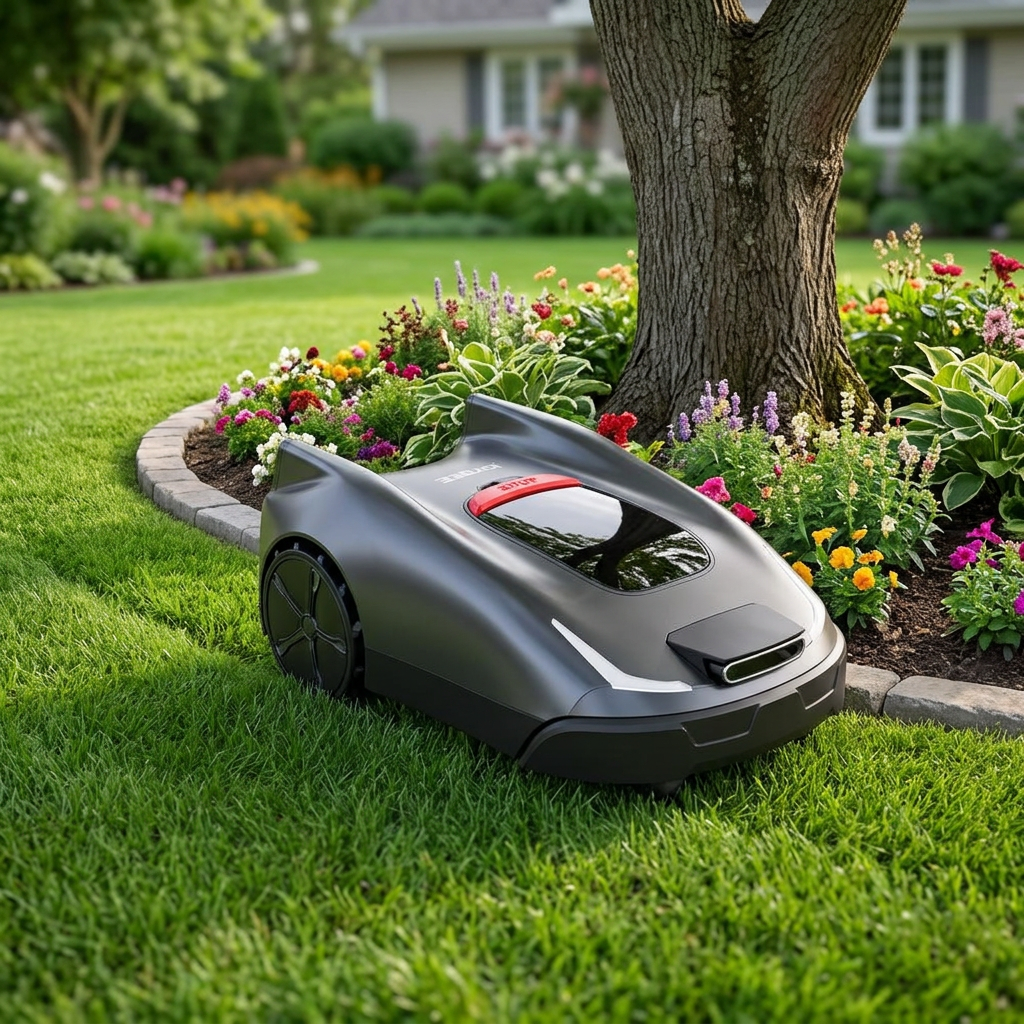 Robot tondeuse Joybee K2, sans fil périphérique, entièrement automatique pour jardins de 3000 m², navigation RTK+Vision, gestion virtuelle multi-zones, contrôle par application