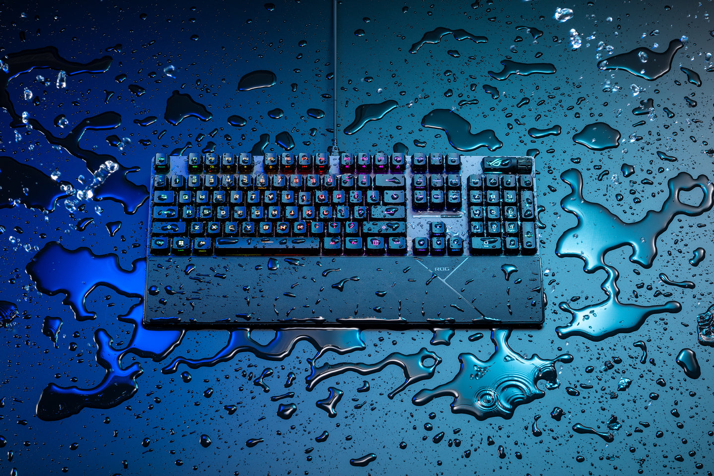 ASUS ROG Scope II 96 RX Clavier de Jeu Optique-Mécanique Filaire - AZERTY - Noir