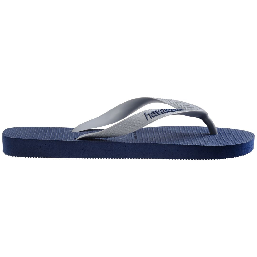 HAVAIANAS Top Logo Pop Up Tongs Navy/Ice Grey