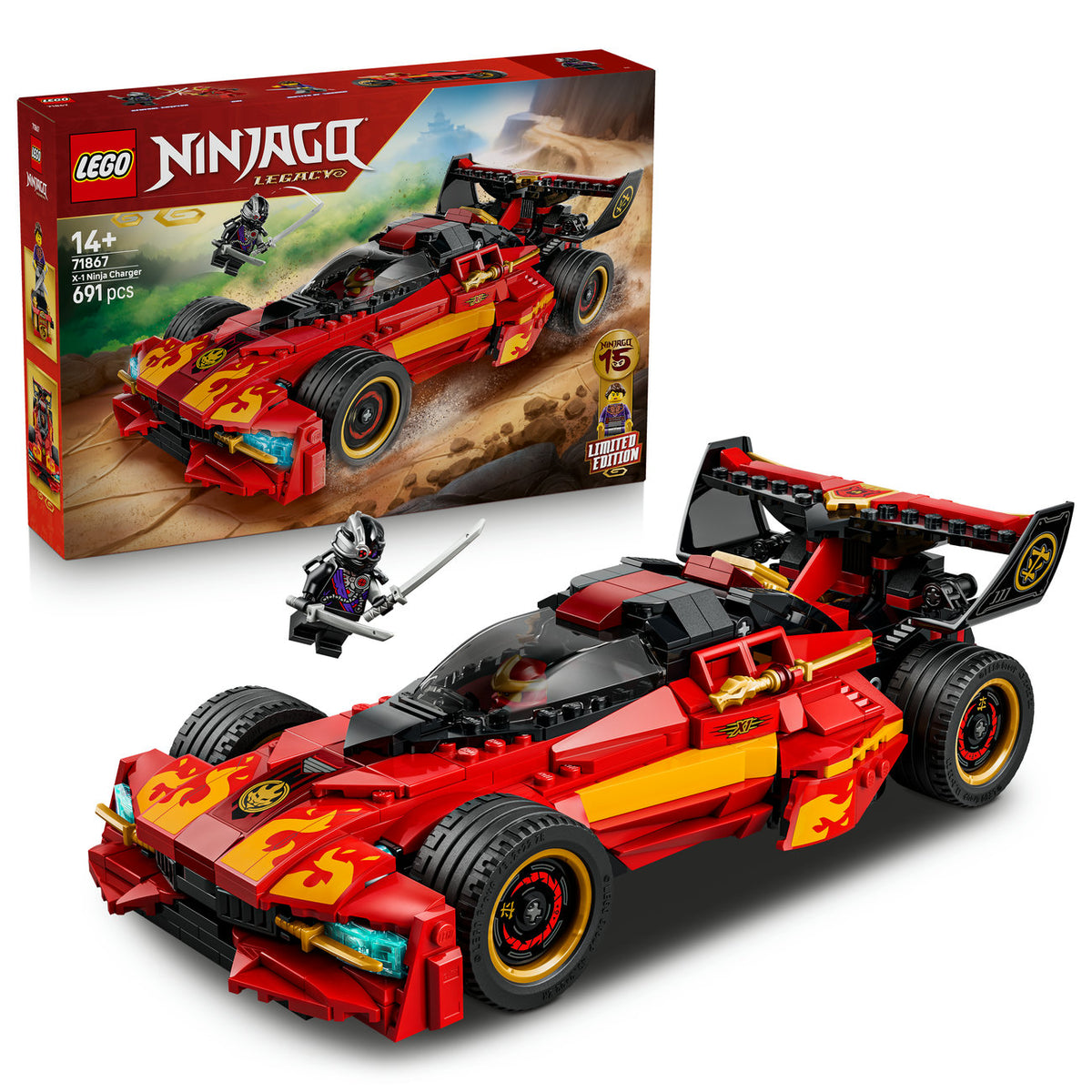 LEGO Ninjago 71867 Le chargeur Ninja X-1 : 15e anniversaire