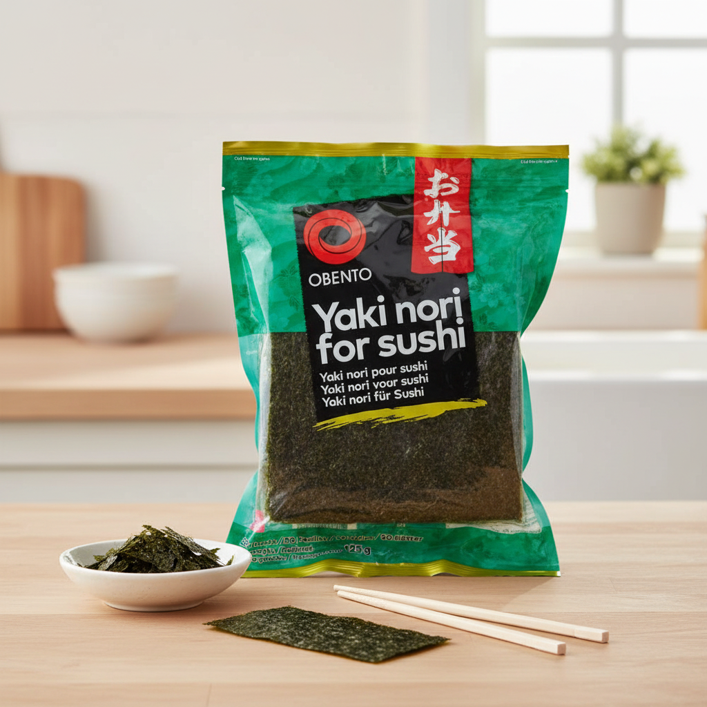 Obento Feuilles d'algues Yaki Nori - 50 pièces / 125 g