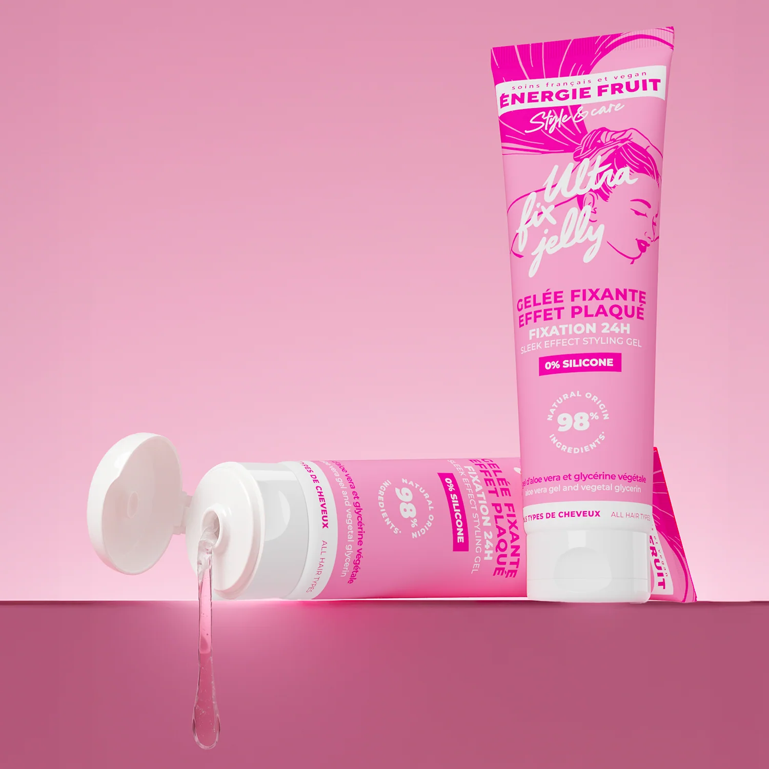 ENERGIE FRUIT Gelée Fixante Cheveux Plaqués - 140 ml