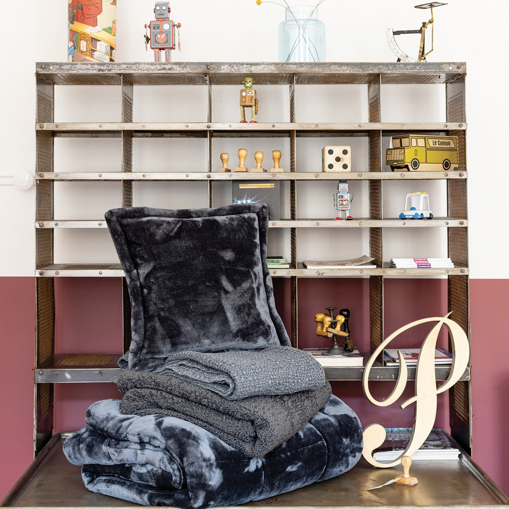 Vivaraise Plaid Betender Cendre 130 x 180