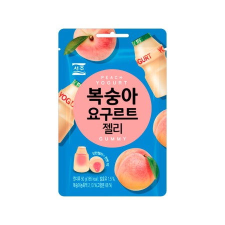 Seoju Bonbons gélifiés au yaourt à la pêche 50 g