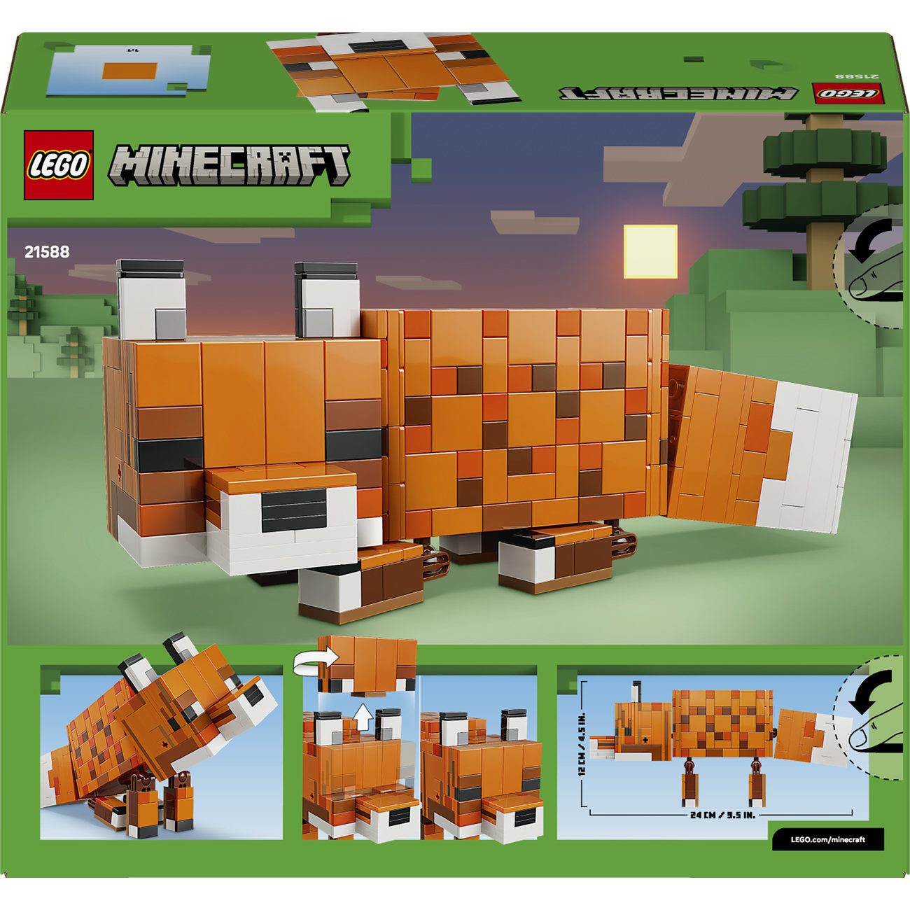 LEGO Minecraft 21588 Le Renard Pack de 497