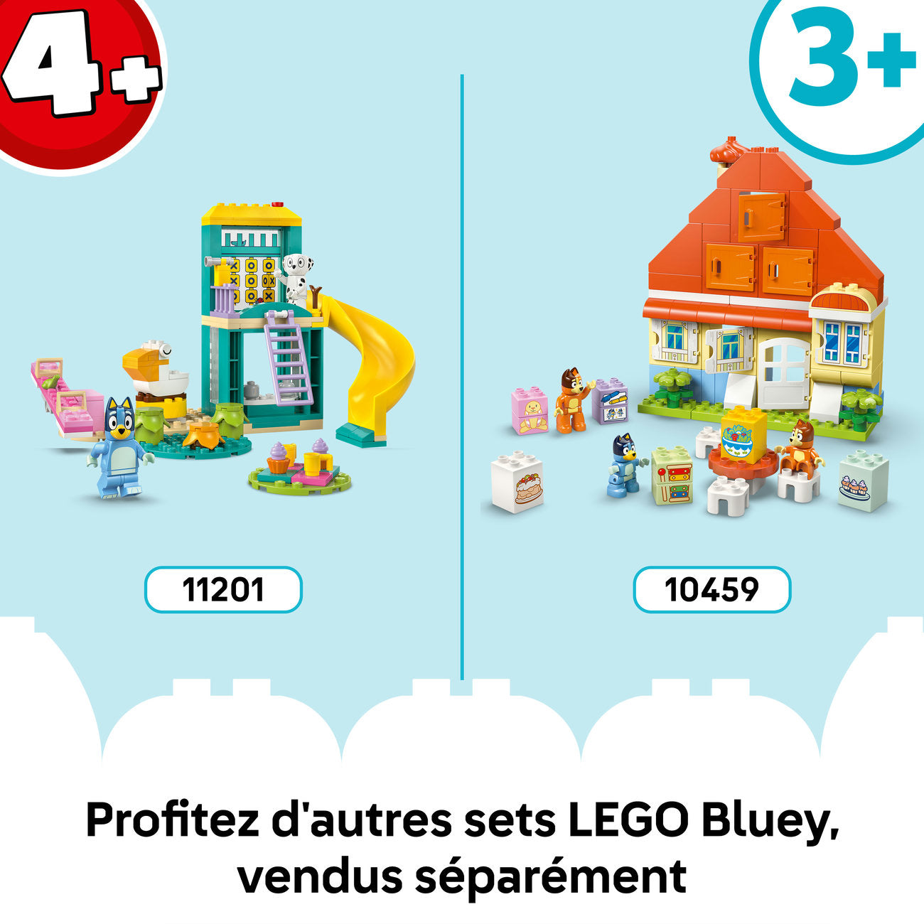LEGO DUPLO Bluey 10458 Visite chez le marchand de glace avec Bluey