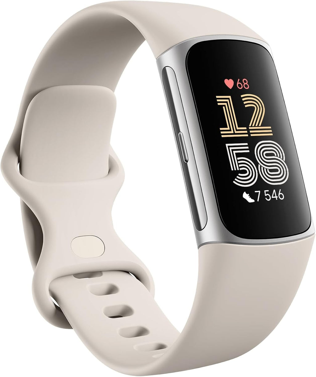 Fitbit Charge 6 Porcelaine/ Argent