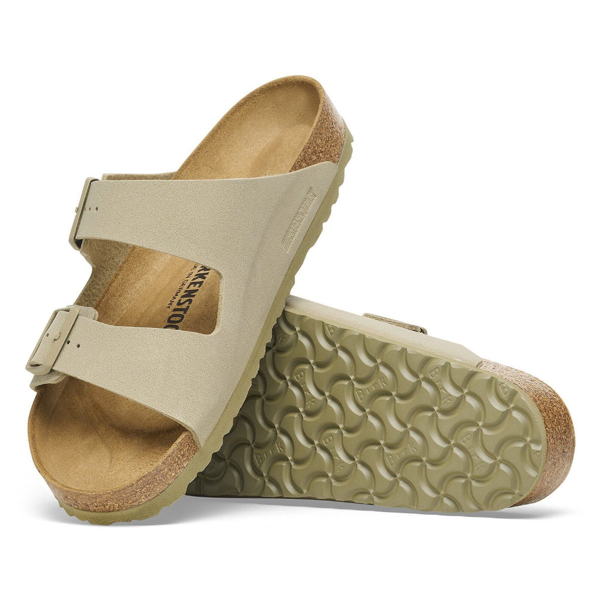 Birkenstock Arizona Birko Flor Kaki Fadé