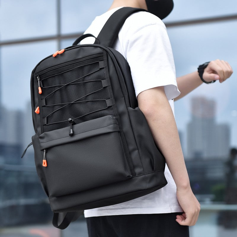 Sac à dos grande capacité Sac à dos durable et léger Multi poches Sac de jour décontracté Sangle réglable Sac de voyage de trekking d'école Pour hommes et femmes