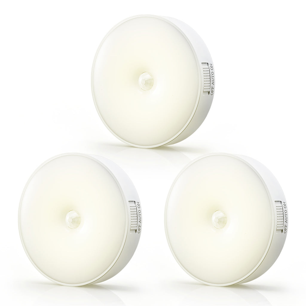 VIVREAL Veilleuses NL-03 en ABS et PC, lot de 3, offre annuelle, meilleurs choix cadeaux
