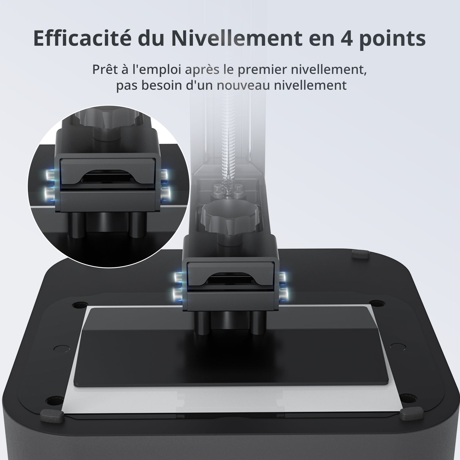ANYCUBIC JB Version Photon Mono 4 10K Imprimante 3D Résine, écran LCD monochrome 7 pouces, source lumineuse LighTurbo Matrix, impression haute vitesse jusqu'à 70 mm/h