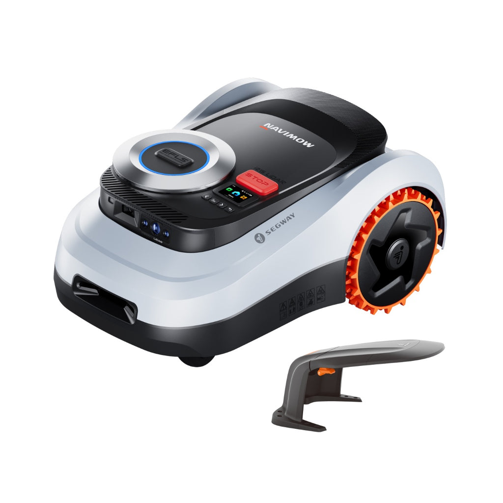 Segway Navimow i215 LiDAR Robot tondeuse pour 1500m² avec Garage M, pentes de 45%, LiDAR à semi-conducteurs et Vision, cartographie automatique, sans fil, sans antenne