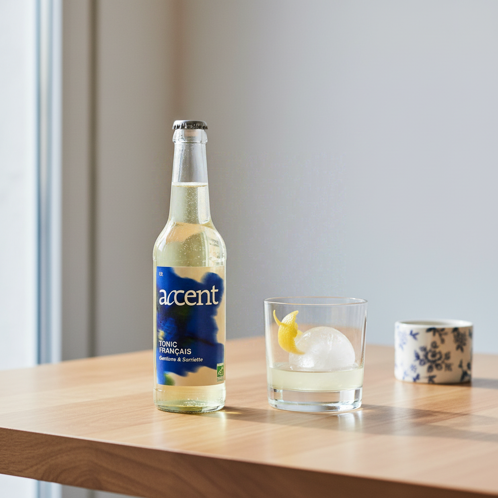Accent Tonic à la gentiane et à la menthe de Sarajevo 33 cl