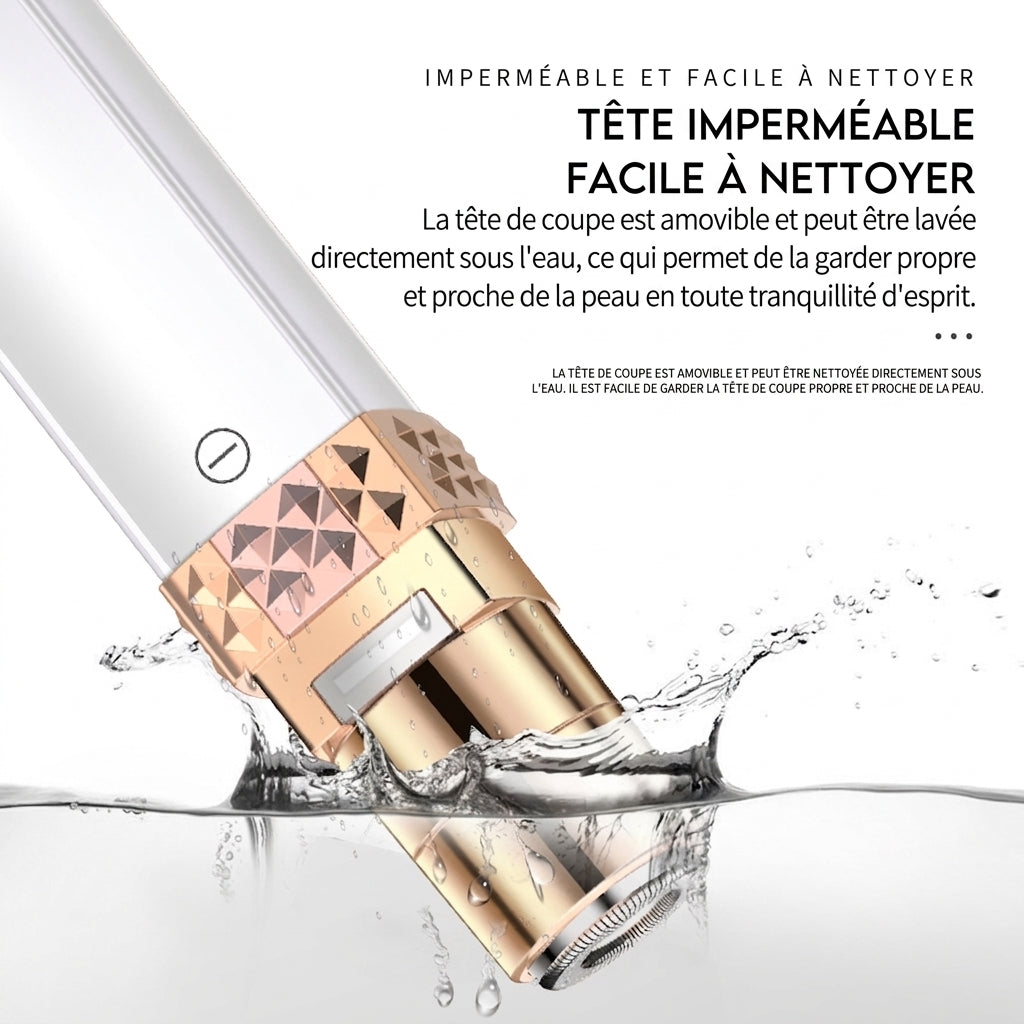 K·SKIN KD505 Épilateur pour femmes/Tondeuse féminine, conception légère et portable, alimentation par pile AA, coupe précise pour plusieurs zones, outil de soins personnels quotidiens