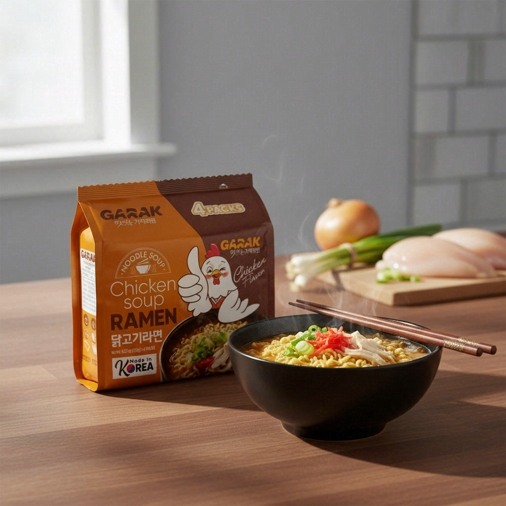 GARAK Ramen saveur poulet 121g x 4