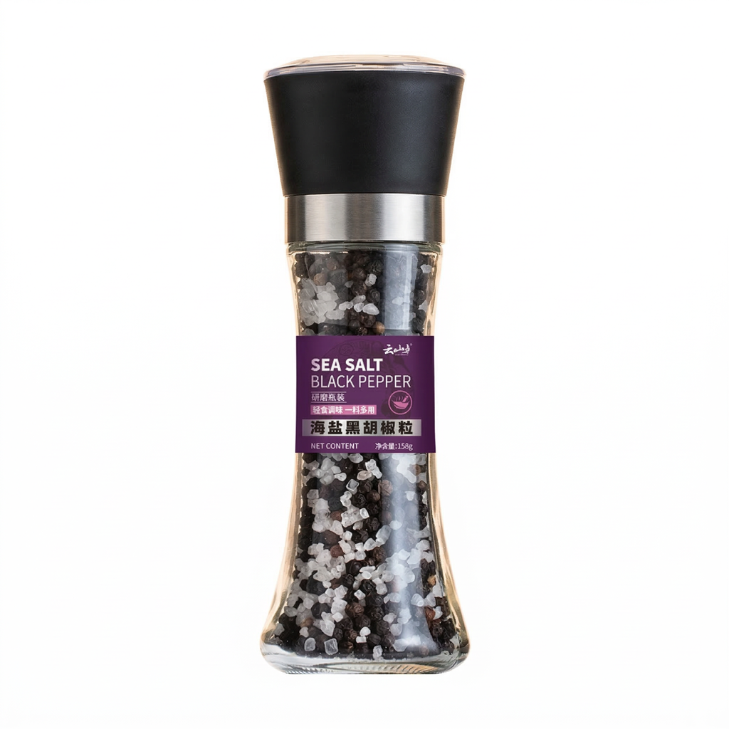 YUN SHAN BAN Poivre noir et sel marin - 158 g