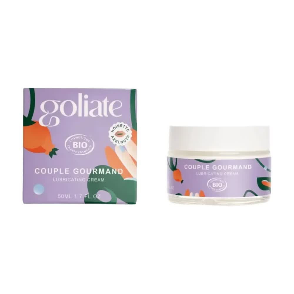 Goliate Huile de massage comestible et lubrifiant intime 2-en-1 Bio – 50 ml