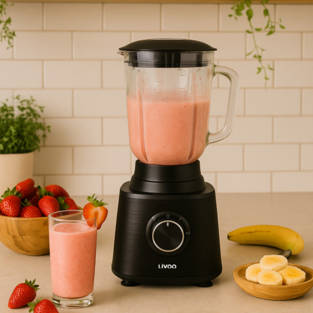 Livoo Robot multifonctions 1.5l 600w noir - DOP250N - Livoo