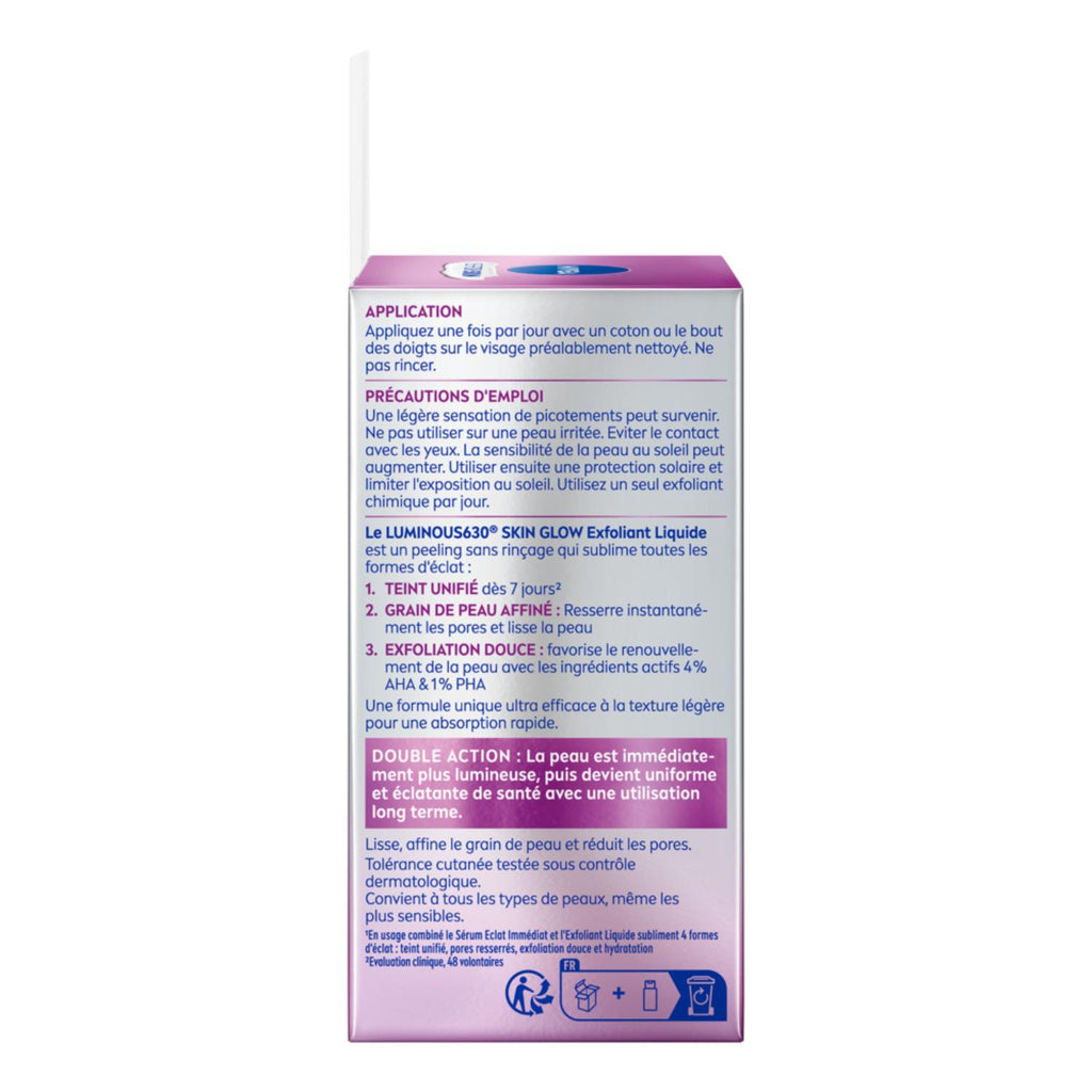 NIVEA Luminous630 Skin Glow Visage Soin Exfoliant Quotidien 100 ml