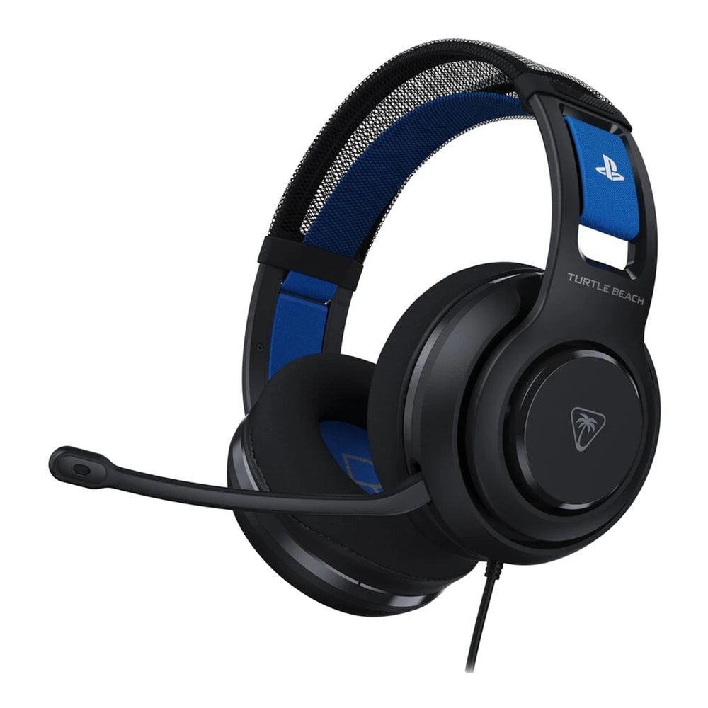Turtle Beach Atlas 200 Playstation Casque Gaming Filaire (Prise Jack 3,5 mm) - Micro Flip-to-Mute - PS5 & PS4 - Noir