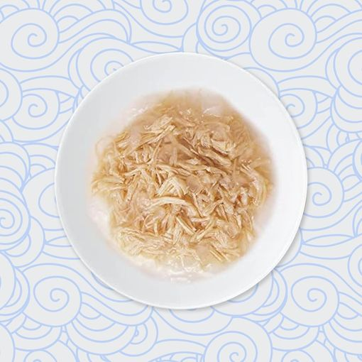 INABA Friandise et complément alimentaire pour chats, bouillie épaisse saveur thon, filets de thon 100 %, hydratation