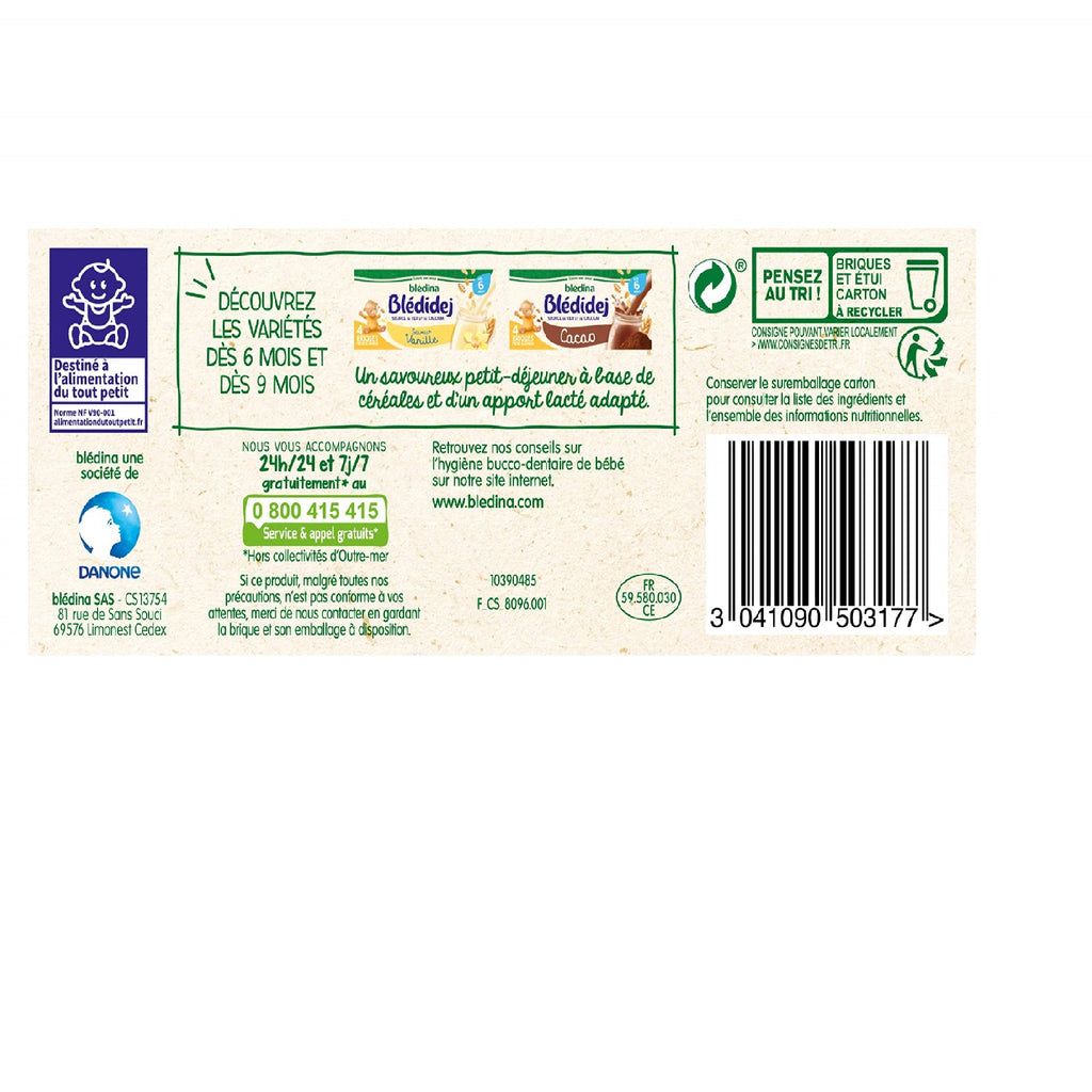 Bledidej brioch 12m 4x250ml