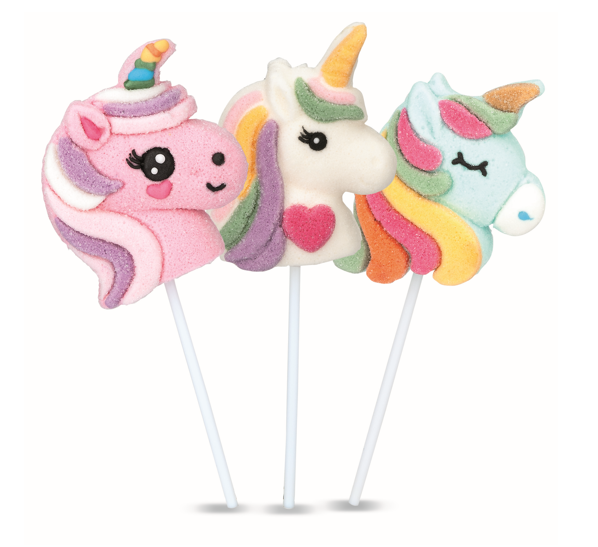 FIZZY Sucette Licorne acidulée - 35 g (1 sucette unitaire)