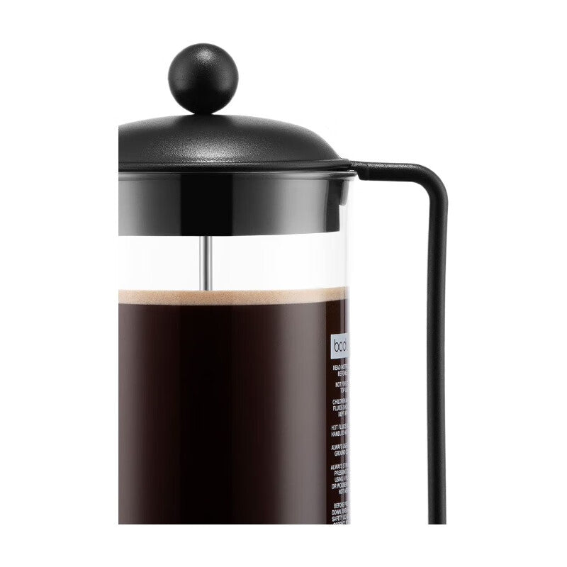 Bodum Brazil Cafetière à piston 1 L - 8 tasses - Noir