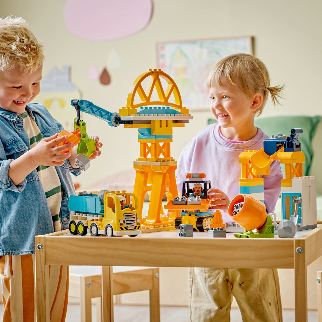 LEGO DUPLO 10476 Le chantier et les véhicules de construction 3-en-1