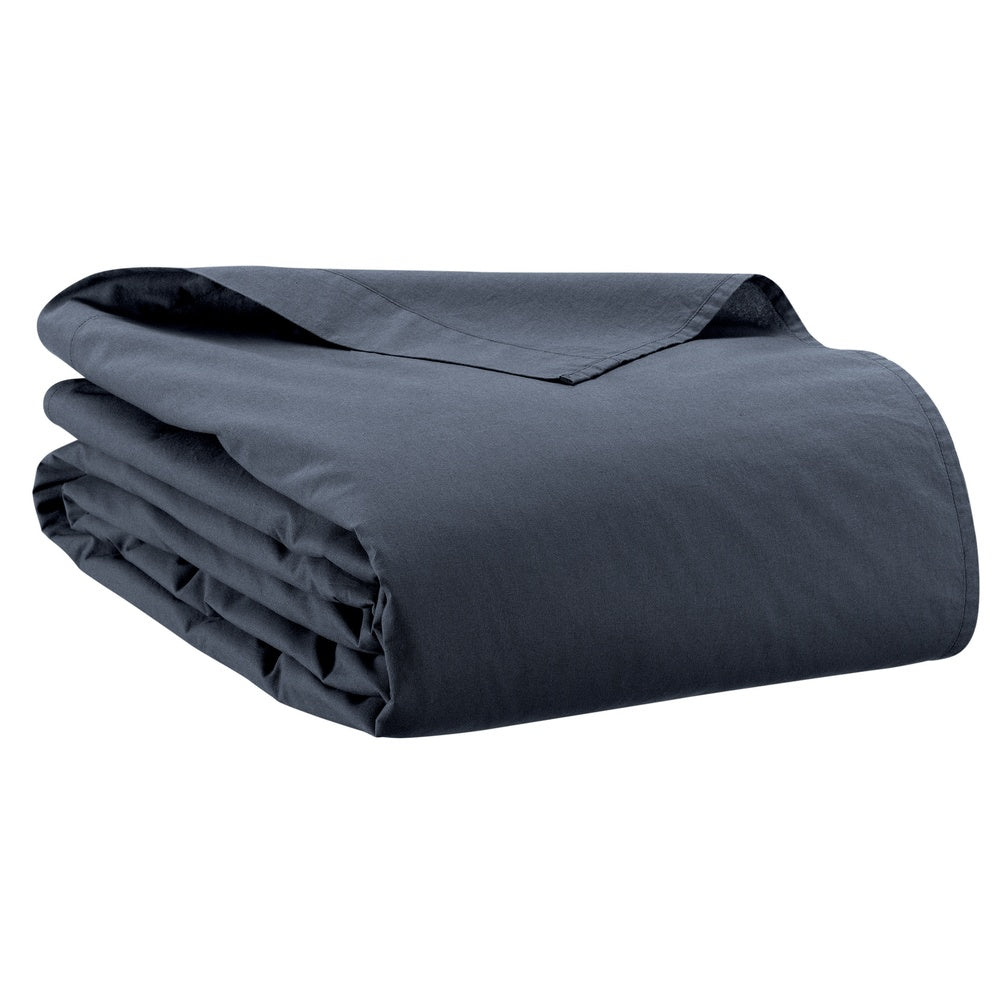 Vivaraise Calita Drap plat bleu marine - 240 x 300 cm
