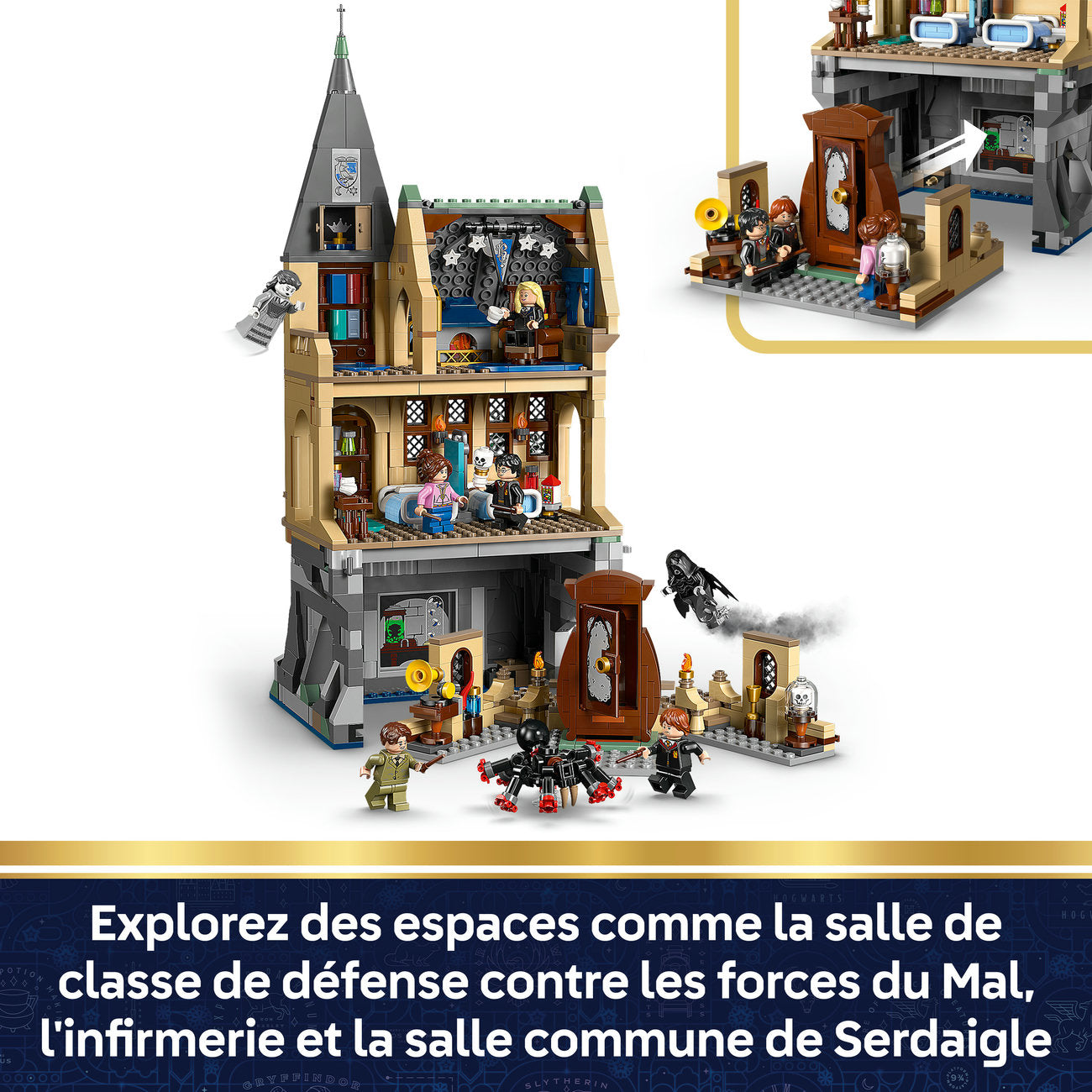 LEGO Harry Potter 76463 Château de Poudlard™ : Set de Construction de l'Aile des Infirmeries