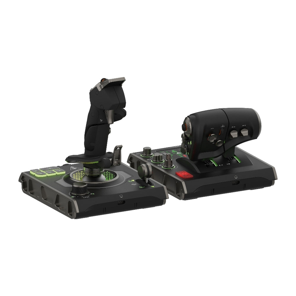 Turtle Beach VelocityOne Flightdeck Système de simulation universelle HOTAS Filaire - HUD OLED personnalisable & 139 boutons programmables - Windows 10/11 - Noir