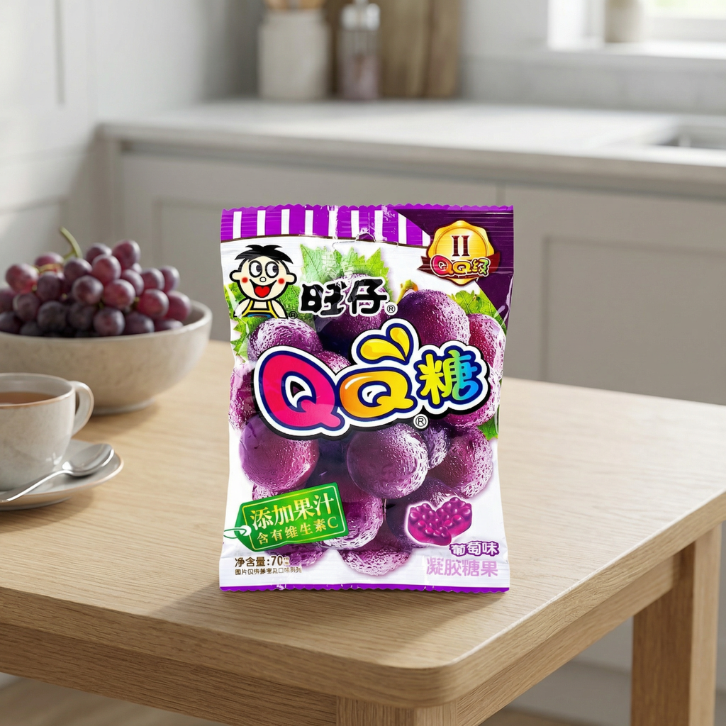 WANT WANT bonbons QQ Gummy saveur raisin - 70 g