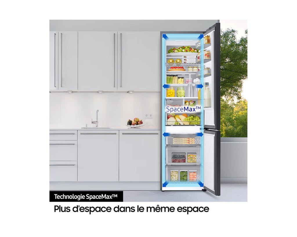 SAMSUNG Réfrigérateur Combiné RB34C601DSA 334L Classe D Gris
