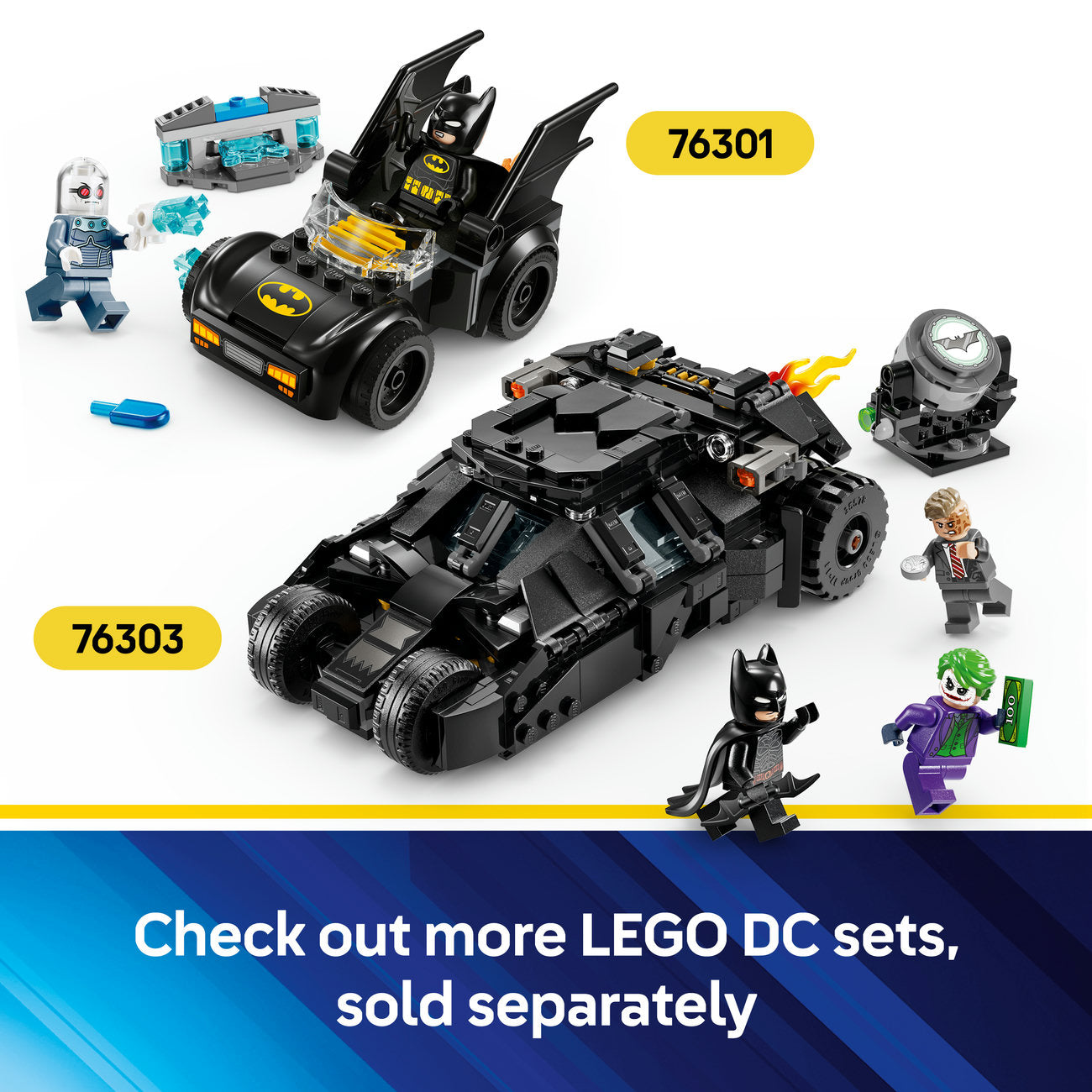 LEGO DC Batman 76303 Ensemble de Construction Batman Tumbler vs. Deux-Faces & Le Pingouin