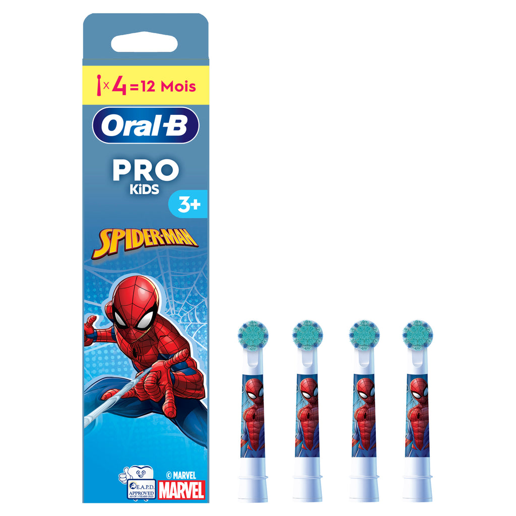 Oral-B Têtes de brosse Spider-Man x4