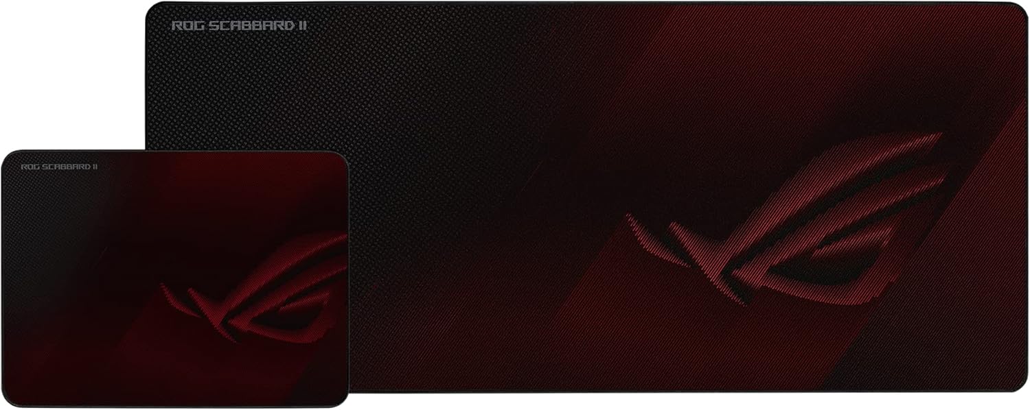 ASUS ROG Scabbard II Tapis de Souris Gaming - Moyen - Noir