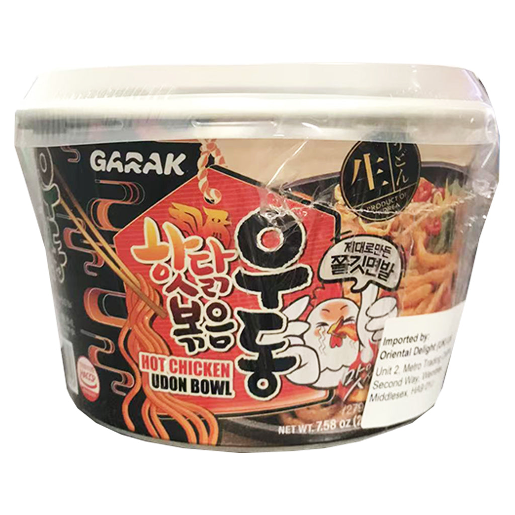 Garak Bol de nouilles udon au poulet épicé 215 g