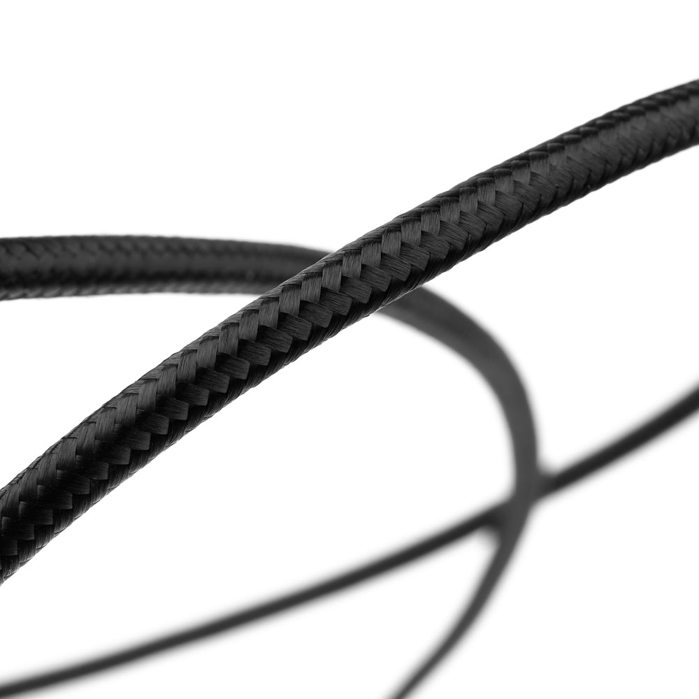 FIXED Câble tressé USB-C/USB-C, 1,2 m, 100 W, noir