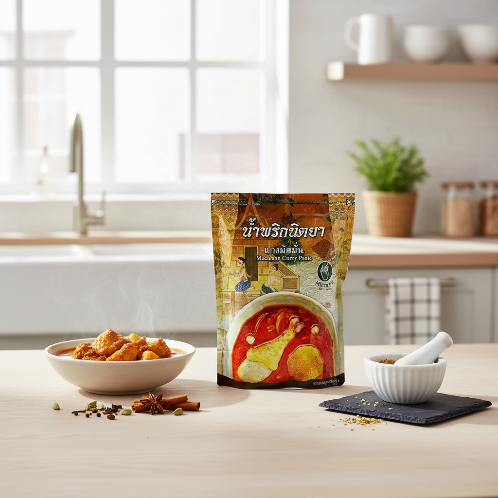 Nittaya Pâte de curry Massaman - 1 kg