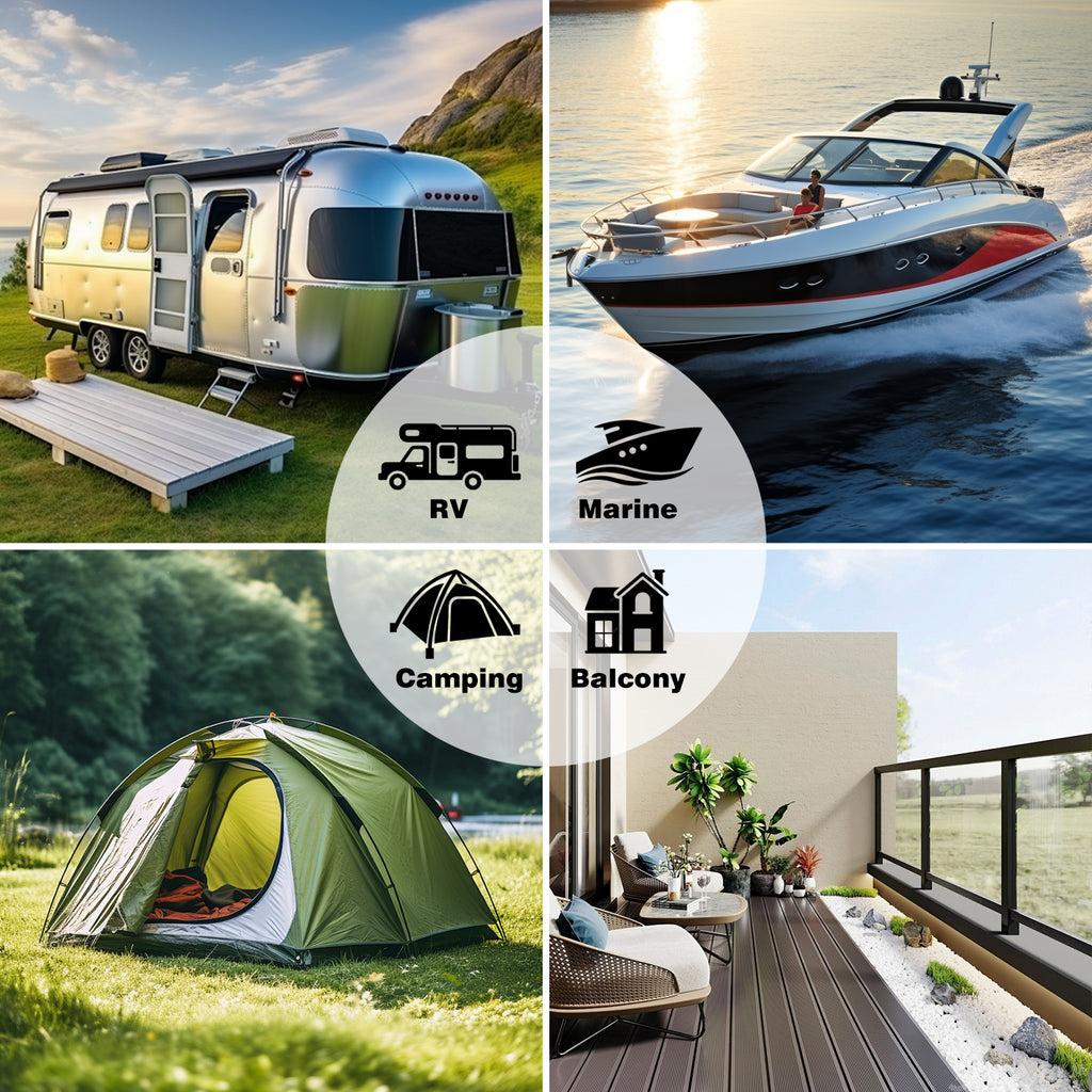 SWAREY 100W Panneau Solaire Pliable, Chargeur Monocristallin USB-C 60W avec Ray Tracing, Compatible avec Station d'Énergie, Téléphone, Tablette, Ordinateur, Camping, VR, Urgence Extérieure