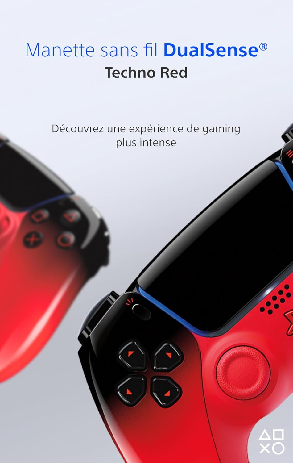 Sony Manette sans Fil DualSense PS5 - Édition Hyperpop - Rouge Techno